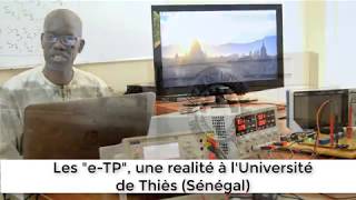 les e TP une réalité à lUniversité de Thies Sénégal [upl. by Paley]