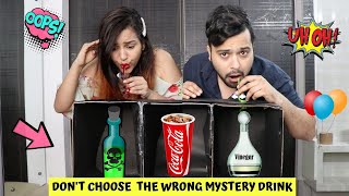 Dont Choose the WRONG Mystery DRINK CHALLENGE [upl. by Giglio]