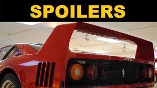 Spoilers and Rear Wings  Explained [upl. by Ecnarepmet]