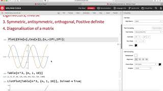 L5 Matrices in Wolfram Mathematica [upl. by Amahcen]