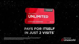 Join Unlimited today  Cineworld Cinemas Unlimited Advert [upl. by Ifen945]