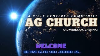 3rd Dec 2023  Sunday Live Communion Service  Message By Pastor Sam Mark Raj  AGCA BROADCAST [upl. by Erasme]