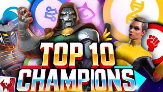 TOP 10 CHAMPIONS Of Each Class in Marvel Contest of Champions [upl. by Rriocard206]