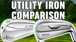 Titleist U505 vs TaylorMade P790 UDI  2021 Utility Irons Comparison [upl. by Essilevi]