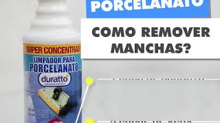 COMO REMOVER MANCHAS DO PORCELANATO [upl. by Grimona]