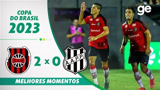 BRASIL DE PELOTAS 2 X 0 PONTE PRETA  MELHORES MOMENTOS  COPA DO BRASIL 2023  geglobo [upl. by Golliner]