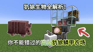 Minecraft121犰狳更新：教你轻松获取犰狳鳞甲和狼铠！【CC字幕】｜ 我的世界｜當個創世神 [upl. by Aroc]