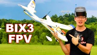 Bix3 FPV First RC Plane FPV Flight  TheRcSaylors [upl. by Riedel51]