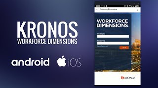 KRONOS  Mobile app walk through Android amp iOS [upl. by Lon333]