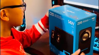 Logitech  z213 20 Multimedia Speaker System 3Piece Unboxing and Setup [upl. by Hukill]