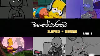 මනෝපාරකට සිංදු  Slowed and Reverb  Manoparakata Shinhala song Collection Part 5 [upl. by Etteniuq600]