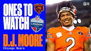 2024 NFL London Games Ones To Watch  DJ Moore  Chicago Bears 🐻  NFL UK amp Ireland [upl. by Koziarz]