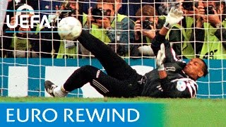 EURO 96 highlights France v Netherlands penalty shootout [upl. by Arbuckle]