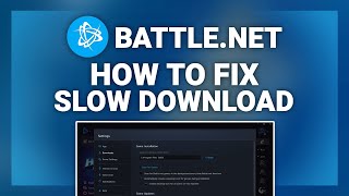 Battlenet – How to Fix Download Speed Slow  Complete 2024 Guide [upl. by Aikkan]