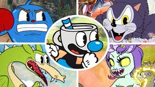 Cuphead  All Bosses with Mugman [upl. by Eltsyrc]