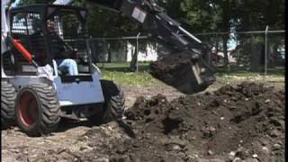 Bobcat Backhoe Attachment [upl. by Reffinnej]