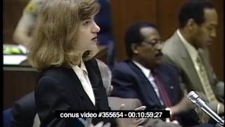 OJ Simpson Trial  February 24th 1995  Part 1 [upl. by Ahcsrop]