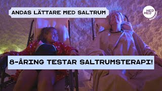 Kan salt hjälpa oss att koppla av  8åriga Felicia testar saltrumsbehandling  Psykisk hälsa [upl. by Engelbert]