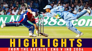 Incredible Dinesh Karthik Stumping amp Ganguly 90 See India Home  Classic ODI  England v India 2004 [upl. by Zwiebel]