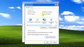 Windows XP How To Add Desktop Icons and Shortcuts [upl. by Ahsienar]