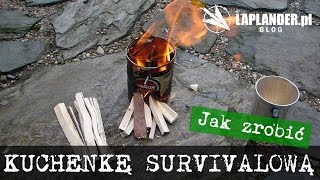 Jak zrobić kuchenkę survivalową z puszki [upl. by Ihsar]