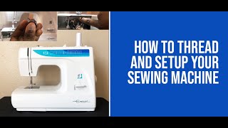 How To Thread Empisal Creations Sewing Machine  DOMESTIC Sewing Machine [upl. by Nolham]