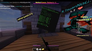 Nitr0 hacking on NETHERGAMES Minecraft Windows 10 edition hacking [upl. by Boni]