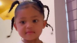 Stormi Copies Traviss Hair [upl. by Zoes59]