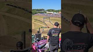 Haiden Deegan absolutely shredding 2024 Highpoint Mx with killer scrubsmotodeegan38promotocross [upl. by Raychel]