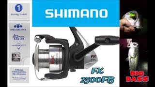 The SHIMANO FX 2500FB Test and Review Cheap New Reel [upl. by Nnire]