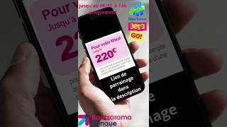 Le cashback Boursorama offre de parrainage boostée [upl. by Buckden]