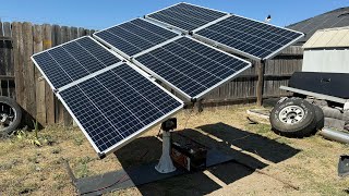 EcoWorthy Solar Tracker Overview Testing and Build [upl. by Hembree]