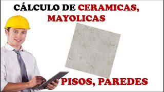 Cómo Calcular CERÁMICAS MAYÓLICAS LOSETAS para tu baño cocina o sala [upl. by Mohun61]