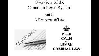 Overview of the Canadian Legal System Pt 2 [upl. by Awram764]