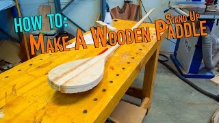 Make a Wooden SUP Paddle Part 1 of 2  Making The blank [upl. by Berti]