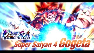 ULTRA SSJ4 GOGETA INK BRUSH ANIMATION🔥Dragon Ball legends gameplay [upl. by Even]