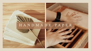 Studio Vlog 09  How I make my Handmade Paper [upl. by Eijneb]