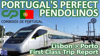 PORTUGALS PERFECT PENDOLINOS  ALFA PENDULAR HIGHSPEED REVIEW  PORTUGUESE TRAIN TRIP REPORT [upl. by Nahsaj366]