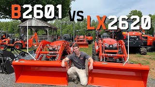 Kubota B2601 vs LX2620 [upl. by Masao600]