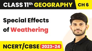 Special Effects of Weathering  Exfoliation  Geomorphic Processes  Class 11 Geography [upl. by Annovaj]