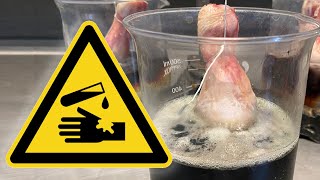 FleshDestroying Chromic Acid  Periodic Table of Videos [upl. by Ynneb]