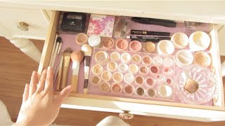 ASMR Makeup Collection and Vanity Dresser Tour  Fairy Char [upl. by Stedmann]