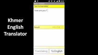 Khmer English Translator [upl. by Atnima364]