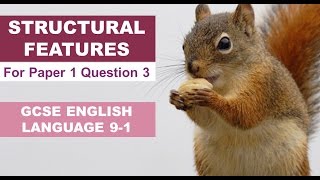 Structural Features for GCSE English Language Grade 91 Course [upl. by Brill]