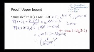 Class 5 Video 2 Chernoff bounds [upl. by Reffineg]