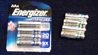 Energizer Lithium Battery Review [upl. by Amrak]