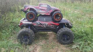 Тестдрайв монстра REMO HOBBY Dinosaurs Master 5 4WD 18 [upl. by Euqinmod524]