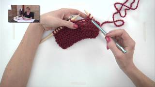 Knitting Help  Fixing a Dropped Garter Stitch [upl. by Cari]