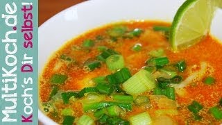 Geheimrezept Thailändische Currysuppe mit Ingwer  Kurkuma [upl. by Aihpled97]