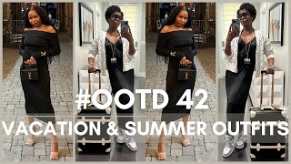 OOTD 42 DRESSING FOR THE REAL WORLD  SUMMER amp TRAVEL OUTFITS IDEAS  AWED BY MONICA [upl. by Nytsirt]